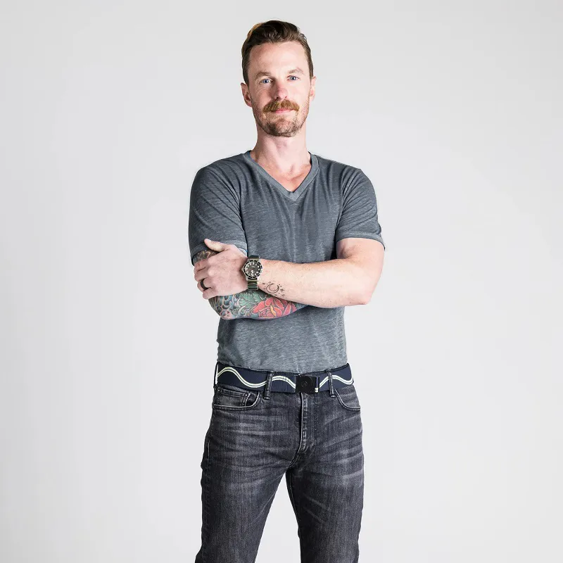 Arcade Wave Belt Navy/Glow-2